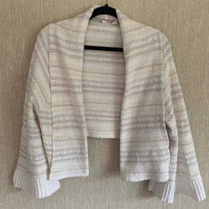 Anthropologie Size Small White, Cream & Gray Sweater